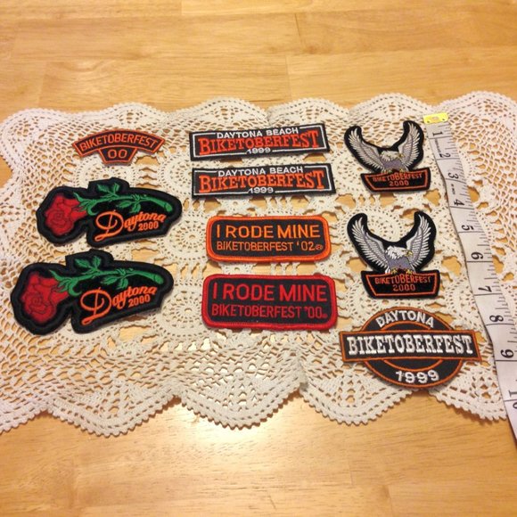 Patches Bundle - Vintage Biker Patches, very cool Biketoberfest and Daytona - Picture 5 of 8
